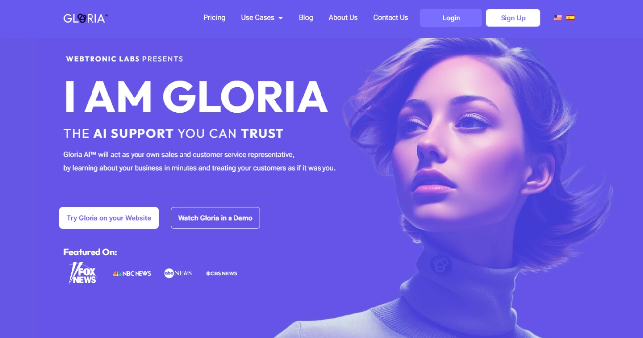 gloria-homepage